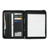 Millennium Leather Zippered Padfolio Black | No Imprint | not available | not available