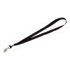 Lanyard with Bulldog Clip Black