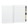 4" x 6" FSC® Mix Pocket Spiral Notebook with Pen Black | No Imprint | not available | not available