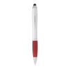Nash Ballpoint Pen-Stylus Silver-Red Trim