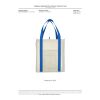 Neptune Recycled Non-Woven Grocery Tote Royal Blue | No Imprint | not available | not available