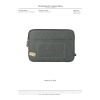 Double Heather RPET Crossbody Tote Standard | Graphite | No Imprint | not available | not available