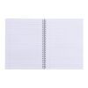 8.5" x 11 FSC Mix Remark 1-subject Notebook Black
