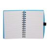 5.5” x 7” FSC® Recycled Coordinator Notebook Transparent Blue | No Imprint | not available | not available
