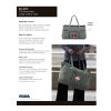 Vila Recycled Large Utility Tote Standard | Graphite | No Imprint | not available | not available