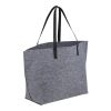 Recycled Felt Shoulder Tote Charcoal | No Imprint | not available | not available