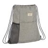 The Goods Recycled Drawstring Standard | Gray | No Imprint | not available | not available