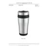 Carmel 16oz Travel Tumbler Stainless Steel-Blue | No Imprint | not available | not available