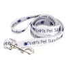 Full Color 1" Wide Premium Pet Leash White | No Imprint | not available | not available