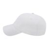 Cap America Relaxed Golf Cap White-Black | Embroidery | - Right Side Panel | 2.75 Inches × 2.00 Inches