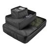 Packing Cubes 3pc set Black | No Imprint | not available | not available