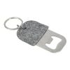The Goods Recycled Felt Bottle Opener Standard | Gray | No Imprint | not available | not available