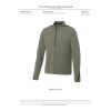 Men's DEGE Eco Knit Half Zip Red-Black | 2XL