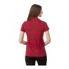 Women's ACADIA SS Polo Standard | Red | L | 1-color Apparel Digital Transfer | SLEEVE, Vertical, - Centered on Right Sleeve Bicep | 2.50 Inches × 4.00 Inches