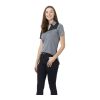 Women's PRATER Short Sleeve Polo Standard | Steel Grey-Black | XS | No Imprint | not available | not available