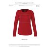 Women's PARIMA LS Tech Tee Standard | Team Red Heather | XL | No Imprint | not available | not available