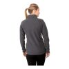 Women's Bowlen Polyfleece Half Zip Grey Storm | L