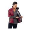 Women's FERNIE Hybrid Insulated Jacket Standard | Wine Red-Heather Dark Charcoal | XS | No Imprint | not available | not available
