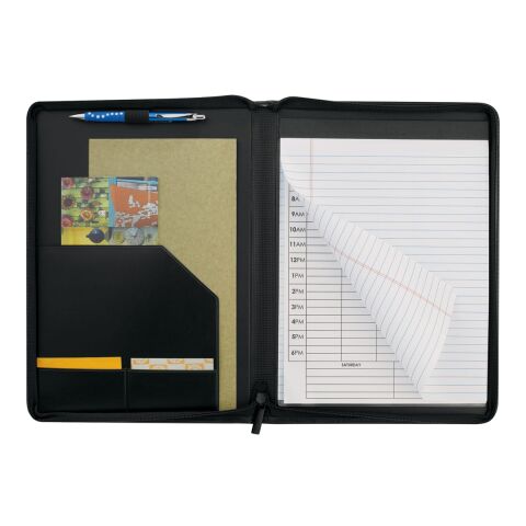 Windsor Impressions Zippered Padfolio Black | No Imprint | not available | not available