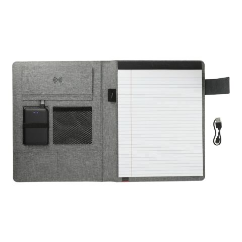 Reclaim RPET 5000 mAh Wireless Charging Writing Pa Gray | No Imprint | not available | not available