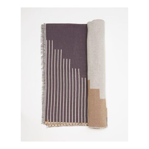 tentree Organic Cotton Peaks Woven Blanket Gray | No Imprint | not available | not available