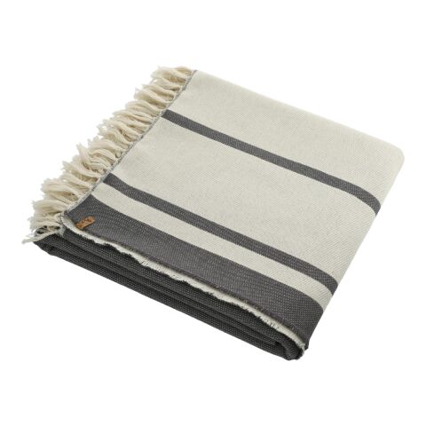 Tentree Organic Cotton Ocean Breeze Throw Grey Storm-White | No Imprint | not available | not available