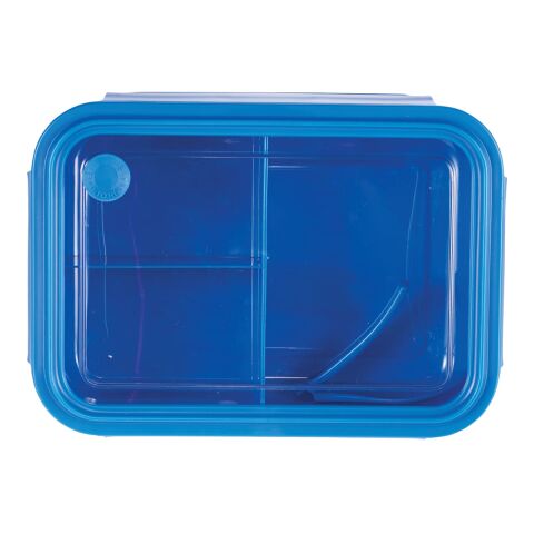 Three Compartment Food Storage Bento Box Blue | No Imprint | not available | not available