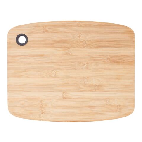 FSC Large Bamboo Cutting Board with Silicone Grip Standard | Black | No Imprint | not available | not available