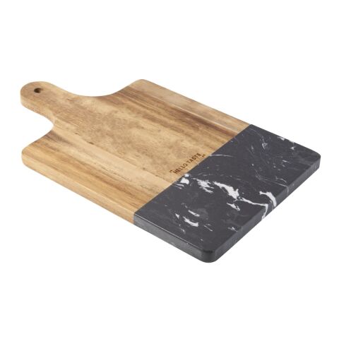 Black Marble and Wood Cutting Board Standard | Black | No Imprint | not available | not available
