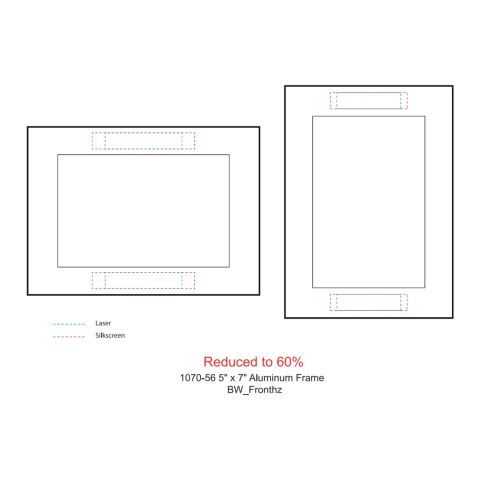 5&quot; x 7&quot; Aluminum Frame Standard | Silver | No Imprint | not available | not available