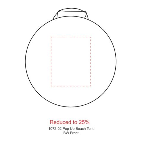 Pop Up Beach Tent Royal Blue-Black | No Imprint | not available | not available