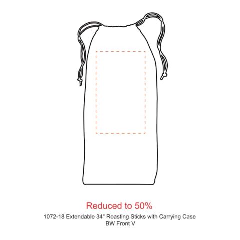 Extendable 34&quot; Roasting Sticks with Carrying Case Black | No Imprint | not available | not available