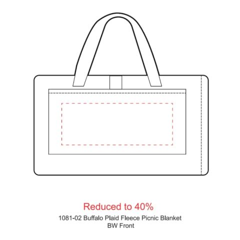 Buffalo Plaid Fleece Picnic Blanket Standard | Red | No Imprint | not available | not available