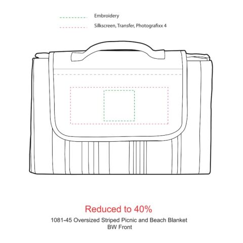 Oversized Striped Picnic and Beach Blanket Royal Blue | No Imprint | not available | not available