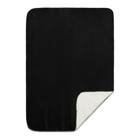 Oversized Wearable WFH Cozy Fleece Sherpa Blanket Black | No Imprint | not available | not available