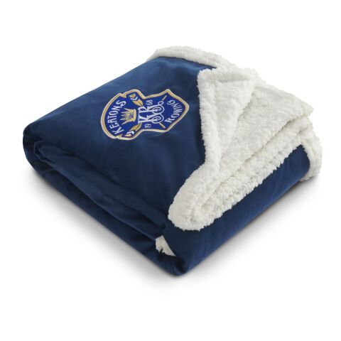 Field &amp; Co. 100% Recycled PET Sherpa Blanket Navy | No Imprint | not available | not available