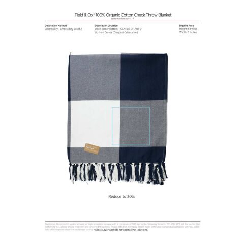 Field &amp; Co. 100% Organic Cotton Check Throw Blanke Tan | No Imprint | not available | not available