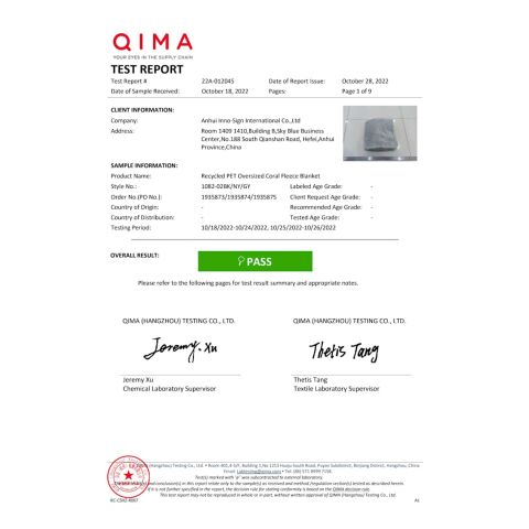 Recycled PET Oversized Coral Fleece Blanket Navy | No Imprint | not available | not available