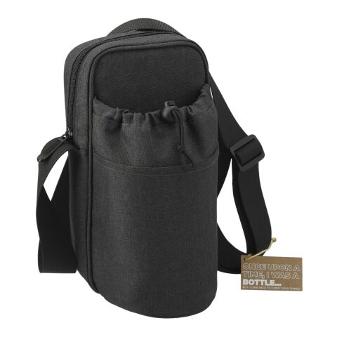 Traver RPET Adjustable Bottle Sling Cooler w/Pouch Charcoal | No Imprint | not available | not available