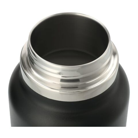 Hydro Flask® Wide Mouth With Flex Cap 32oz Standard | Black | Laser Engraving | Centered on tumbler opposite Hydro Flask, - Center of art 5.75" up from bottom | 2.30 Inches × 1.25 Inches