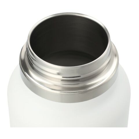 Hydro Flask® Wide Mouth With Flex Cap 32oz Standard | White | Laser Engraving | Centered on tumbler opposite Hydro Flask, - Center of art 3.68&quot; up from bottom | 2.30 Inches × 4.75 Inches