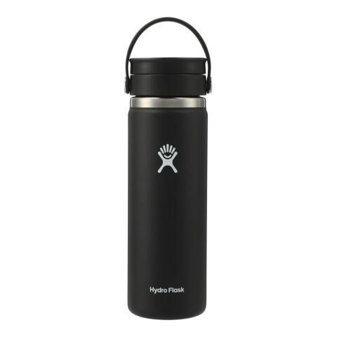 Hydro Flask® Wide Mouth With Flex Sip™ Lid 20oz Standard | Black | Laser Engraving | Centered on tumbler opposite Hydro Flask, - CENTER OF ART 3.75&quot; up from bottom | 1.75 Inches × 4.75 Inches