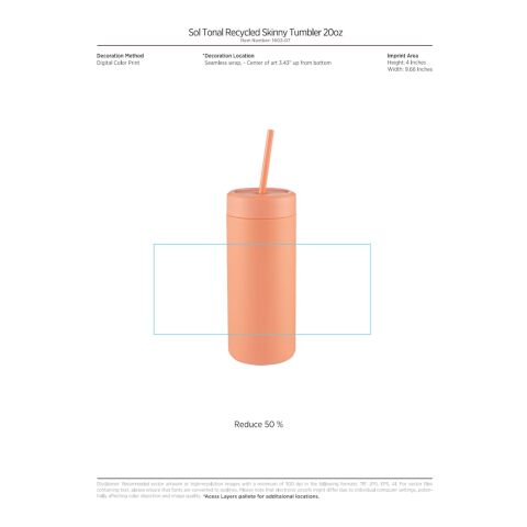Sol Tonal Straw Tumbler 20oz Standard | Beige | No Imprint | not available | not available