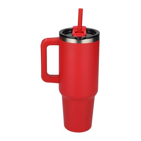 Pinnacle Recycled Travel Tumbler with Straw 40oz Standard | Red | No Imprint | not available | not available