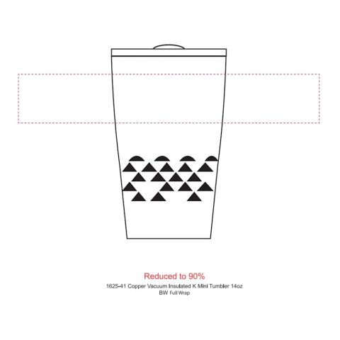 Copper Vacuum Insulated K Mini Tumbler 14oz Standard | Black | No Imprint | not available | not available