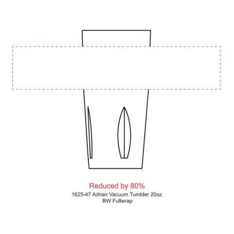 Adrian Vacuum Tumbler 20oz White | No Imprint | not available | not available