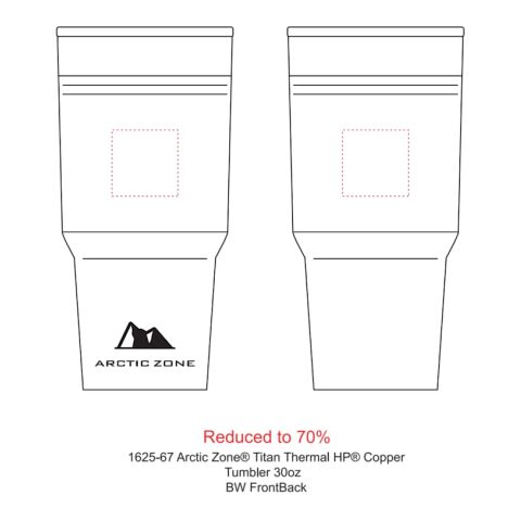 Arctic Zone® Titan Thermal HP® Copper Tumbler 30oz Standard | Black | No Imprint | not available | not available
