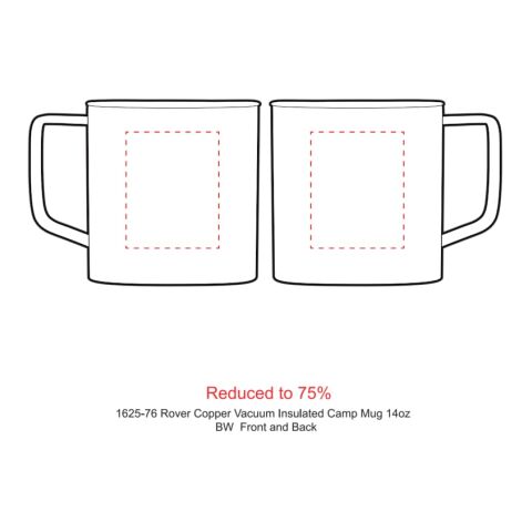 Rover Copper Vacuum Insulated Camp Mug 14oz Black