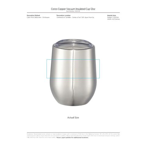 Corzo Cup 12oz 4 in 1 Gift Set Navy | No Imprint