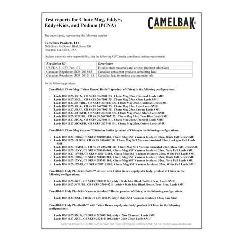 CamelBak Chute Mag 25oz Bottle Tritan™ Renew Blue | No Imprint | not available | not available